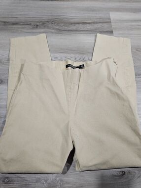Lauren Ralph Lauren Cream/Tan Form Fit Pants